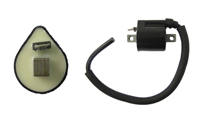 HT Coil pattern 6v and 12v single spade with 55mm bolt holes (image for) HT Coil pattern 6v and 12v single spade with 55mm bolt holes
