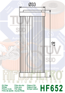Hiflo HF652 Oil Filter New (image for) Hiflo HF652 Oil Filter New