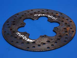 Brake disc Malaguti madison fits front and rear used