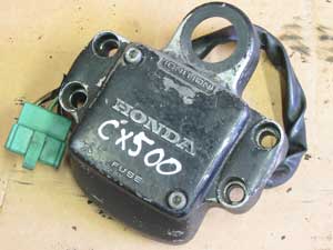 Fuse box handlebar clamp (image for) Fuse box handlebar clamp