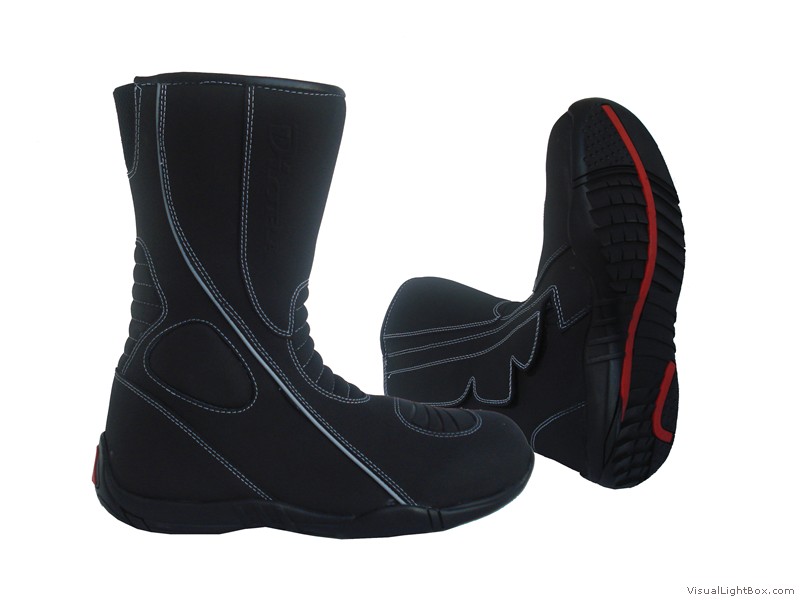 Diora Delta Matt black leather motorcycle boots uk size8 (image for) Diora Delta Matt black leather motorcycle boots uk size8