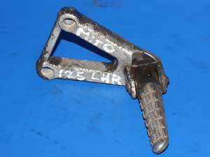 Footrest assembly left rear Cagiva Mito 125 used (image for) Footrest assembly left rear Cagiva Mito 125 used
