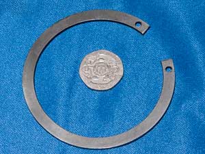 Rotor bearing circlip 50-0153 used