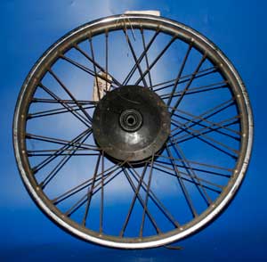 Honda MB50 Front Wheel used (image for) Honda MB50 Front Wheel used