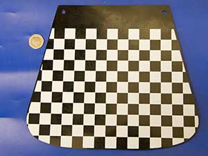 Mud flap chequered VE27006 (image for) Mud flap chequered VE27006