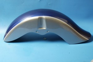 Front mudguard blue and silver Hyosung GV125C and GV250