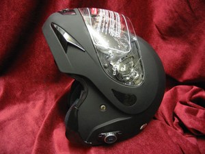 RS101 Blue tooth flip front helmet Large Matt Black