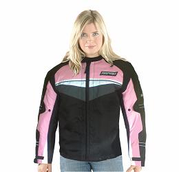 Mirage Ladies Textile Jacket Pink Extra Small Mirage Ladies Textile Jacket Pink Extra Small