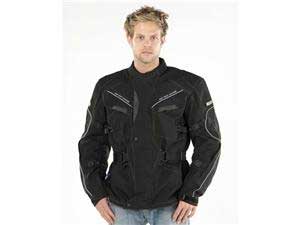 Defender textile motorcycle jacket Black Extra Large new (image for) Defender textile motorcycle jacket Black Extra Large new