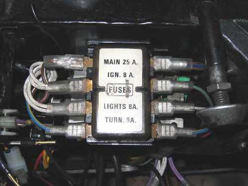 picture of interpol 2 fuse box startright motorcycles leeds 2013 yamaha v star 1300 deluxe fuse panel location motorcycle electrical accessory power
